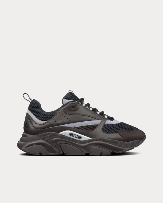 Dior B22 — Black Technical Mesh & Smooth Calfskin