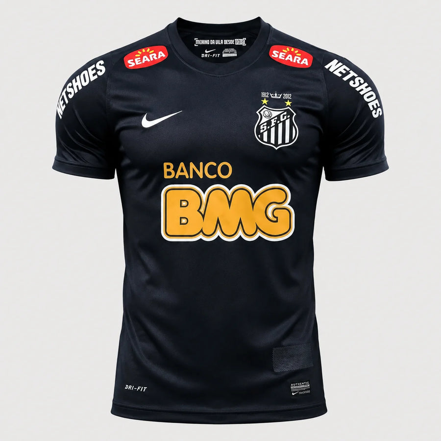 Santos FC 11/12 Retro Kit — Black