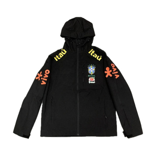 Brazil CBF Training Jacket – Black