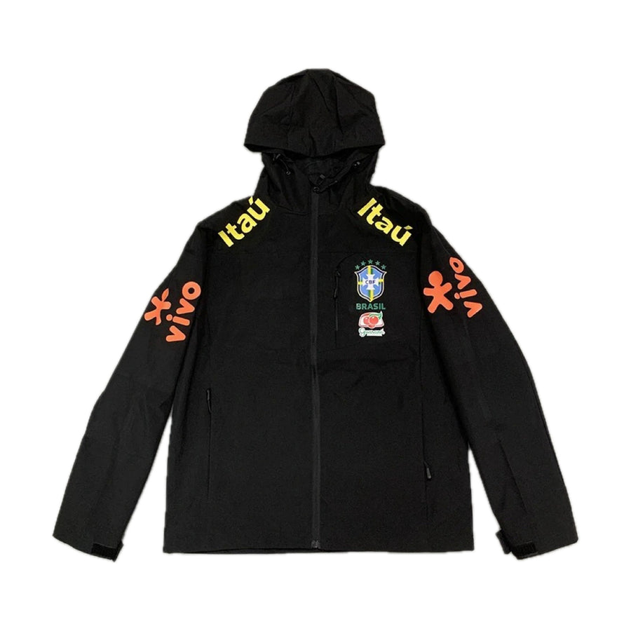 Brazil CBF Training Jacket – Black