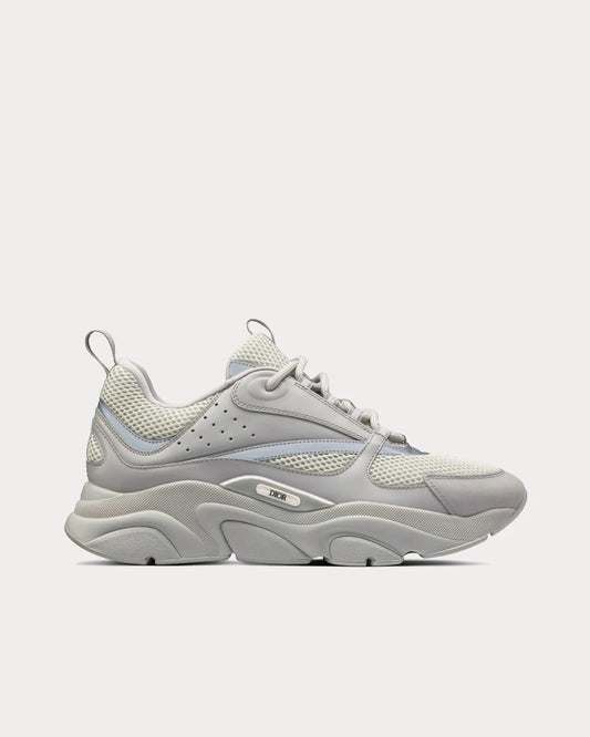 Dior B22 — Gray Technical Mesh & Smooth Calfskin