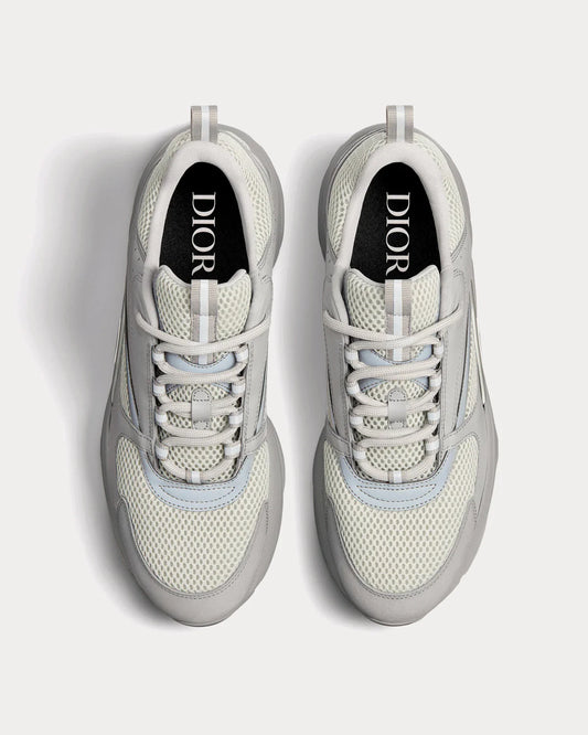 Dior B22 — Gray Technical Mesh & Smooth Calfskin