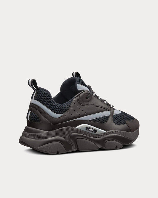 Dior B22 — Black Technical Mesh & Smooth Calfskin