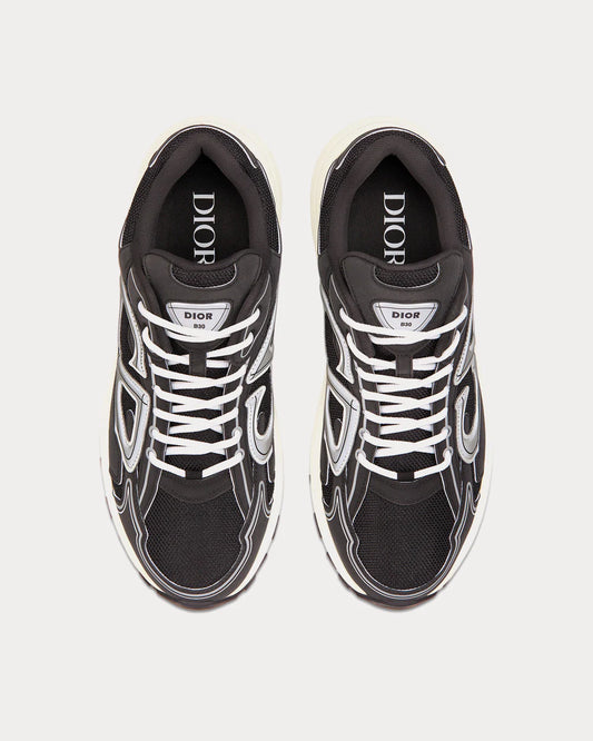 Dior B30 — Black Mesh & White Technical Fabric