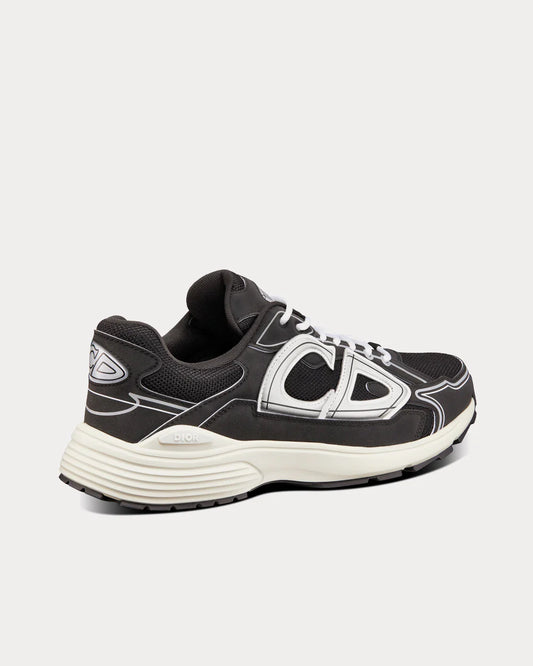 Dior B30 — Black Mesh & White Technical Fabric