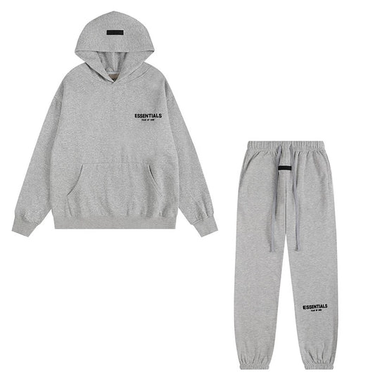 Essentials Hoodie & Sweatpants Set — Grey